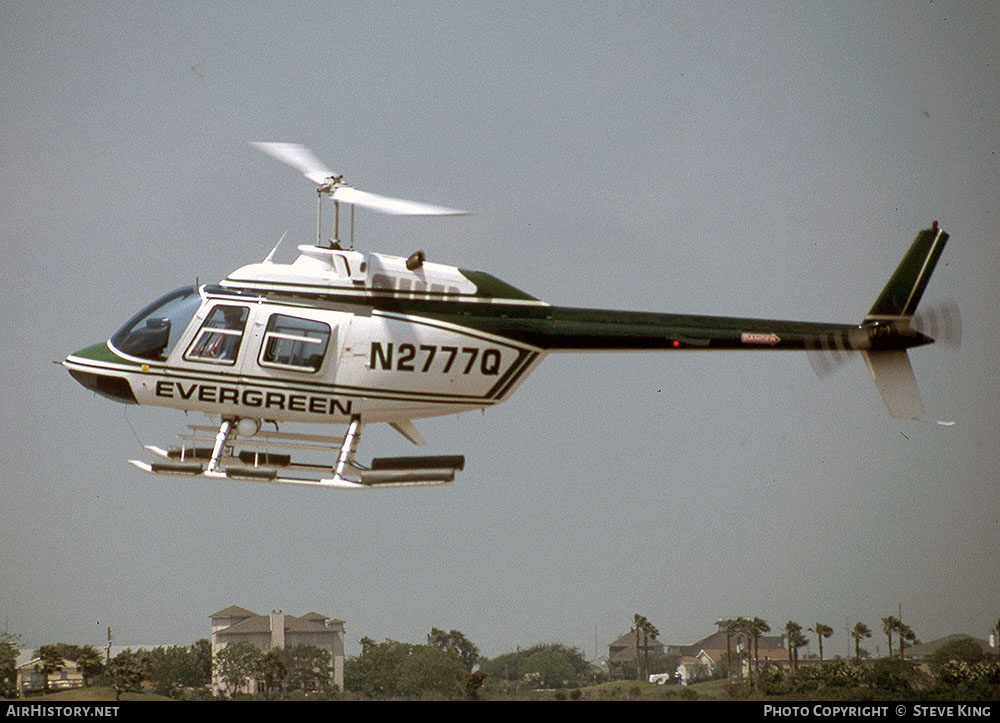 Aircraft Photo of N2777Q | Bell 206B JetRanger II | Evergreen Helicopters | AirHistory.net #586934