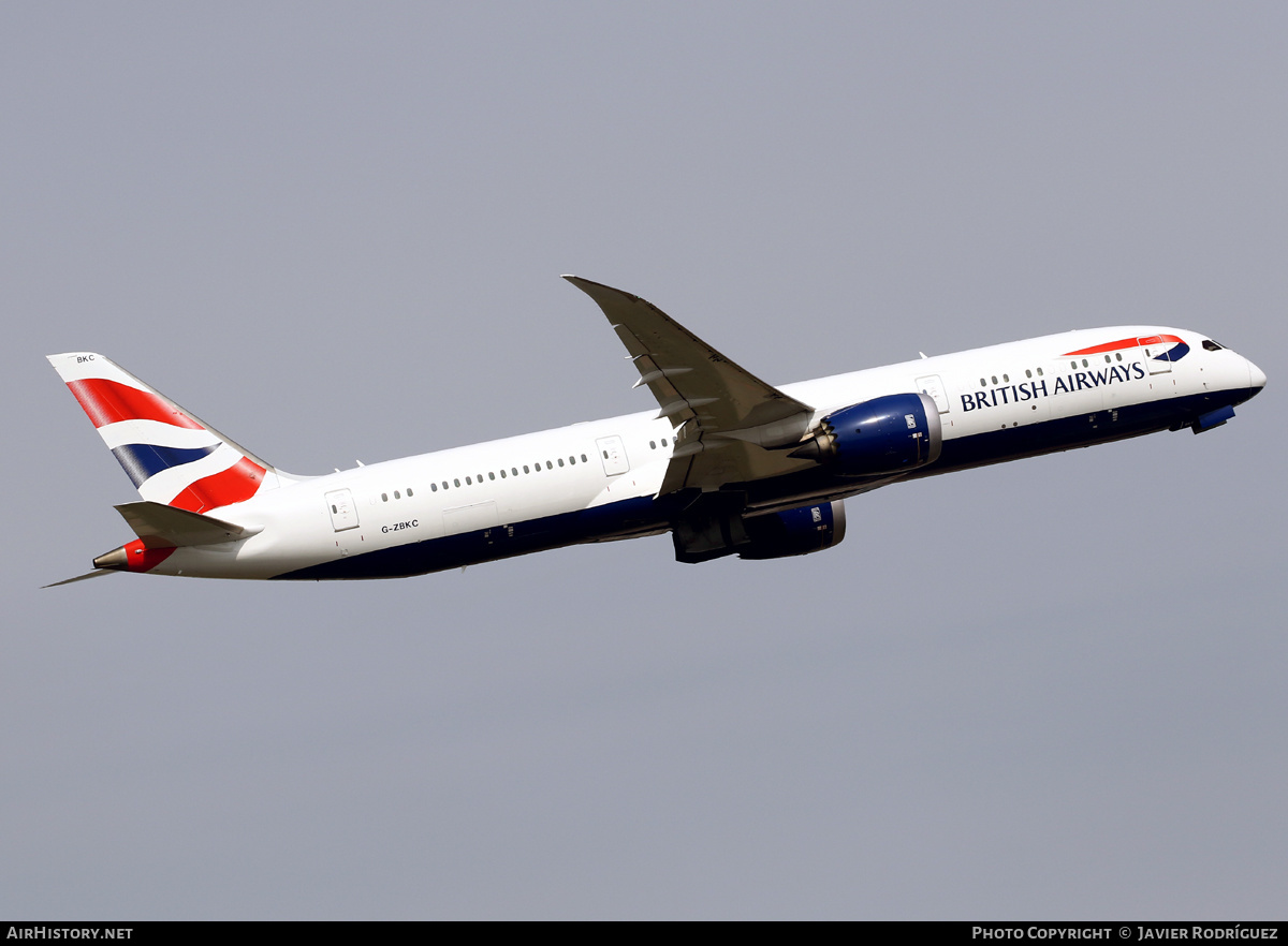 Aircraft Photo of G-ZBKC | Boeing 787-9 Dreamliner | British Airways | AirHistory.net #586937