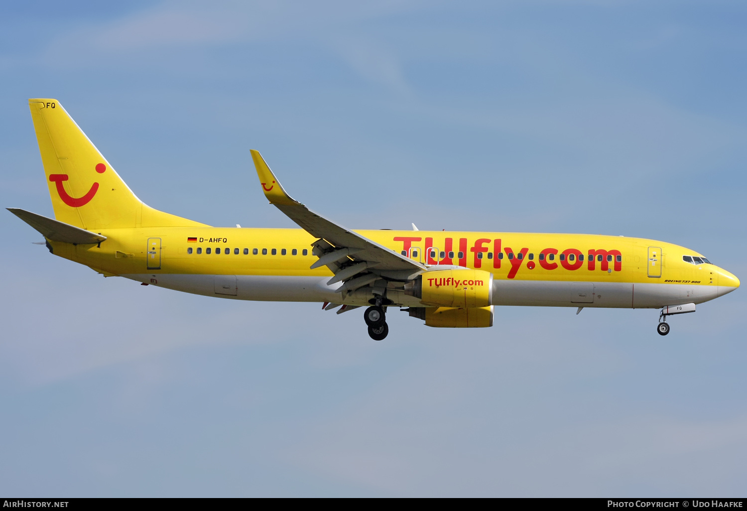 Aircraft Photo of D-AHFQ | Boeing 737-8K5 | TUIfly | AirHistory.net #586991