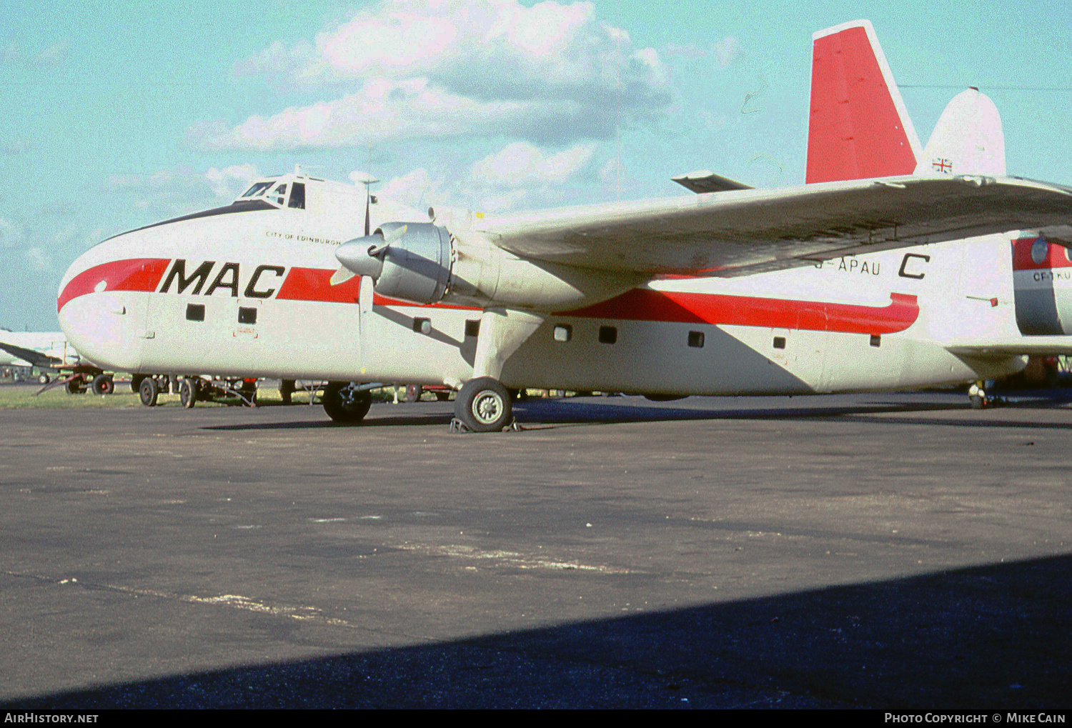 Aircraft Photo of G-APAU | Bristol 170 Freighter Mk32 | Midland Air Cargo - MAC | AirHistory.net #587003