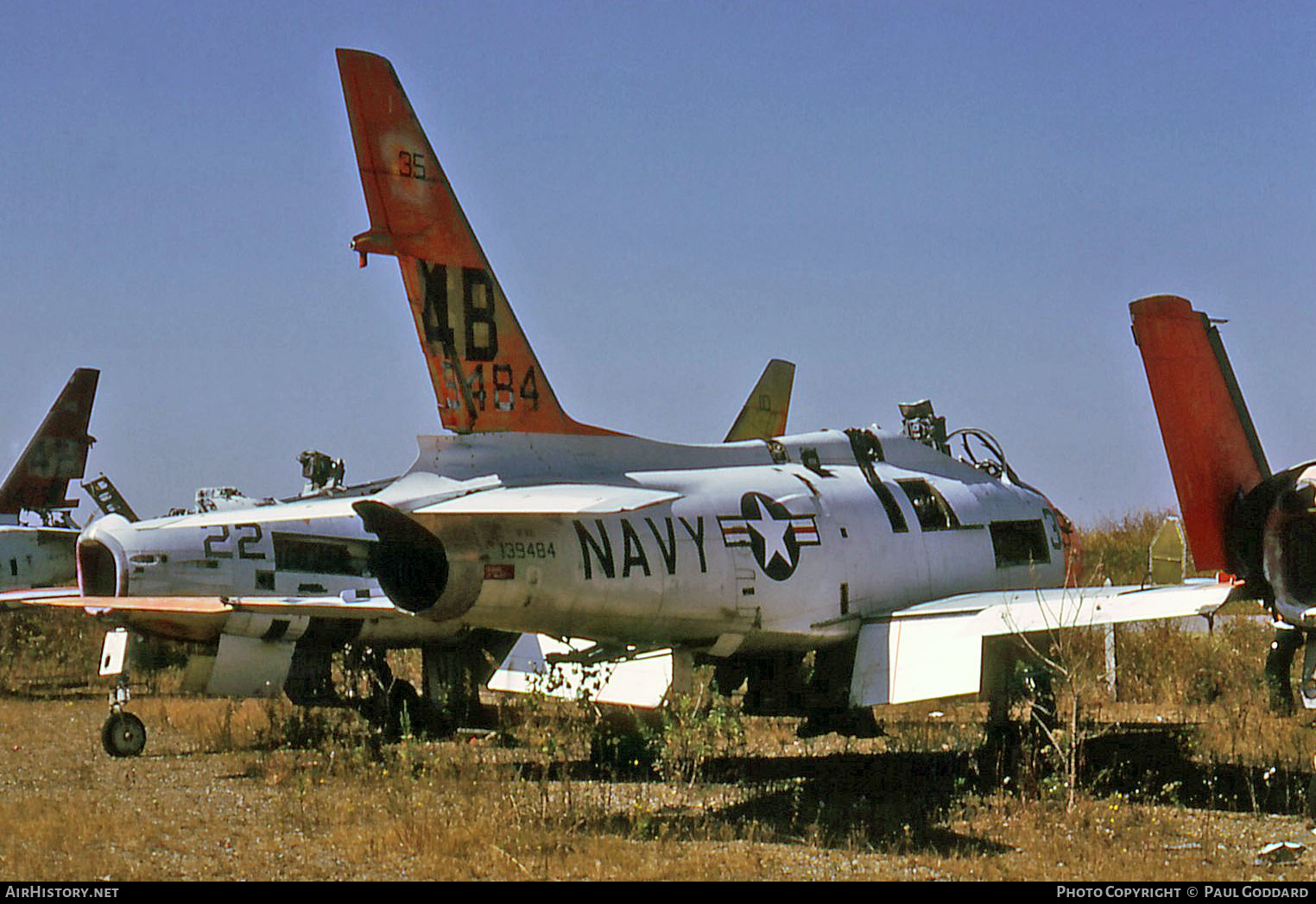 Aircraft Photo of 139484 / 9484 | North American F-1E Fury | USA - Navy | AirHistory.net #587050