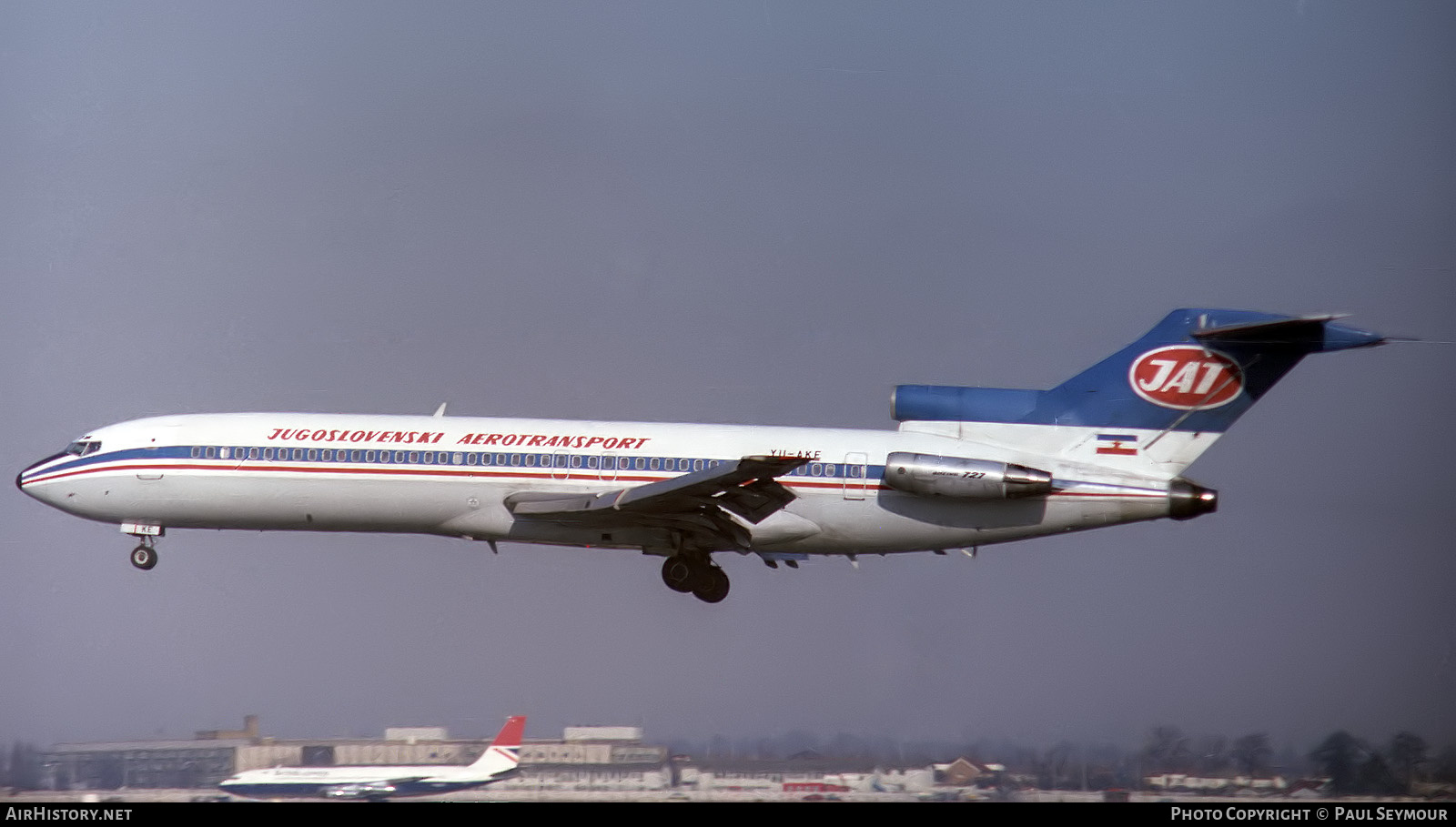 Aircraft Photo of YU-AKE | Boeing 727-2H9/Adv | JAT Yugoslav Airlines - Jugoslovenski Aerotransport | AirHistory.net #587053