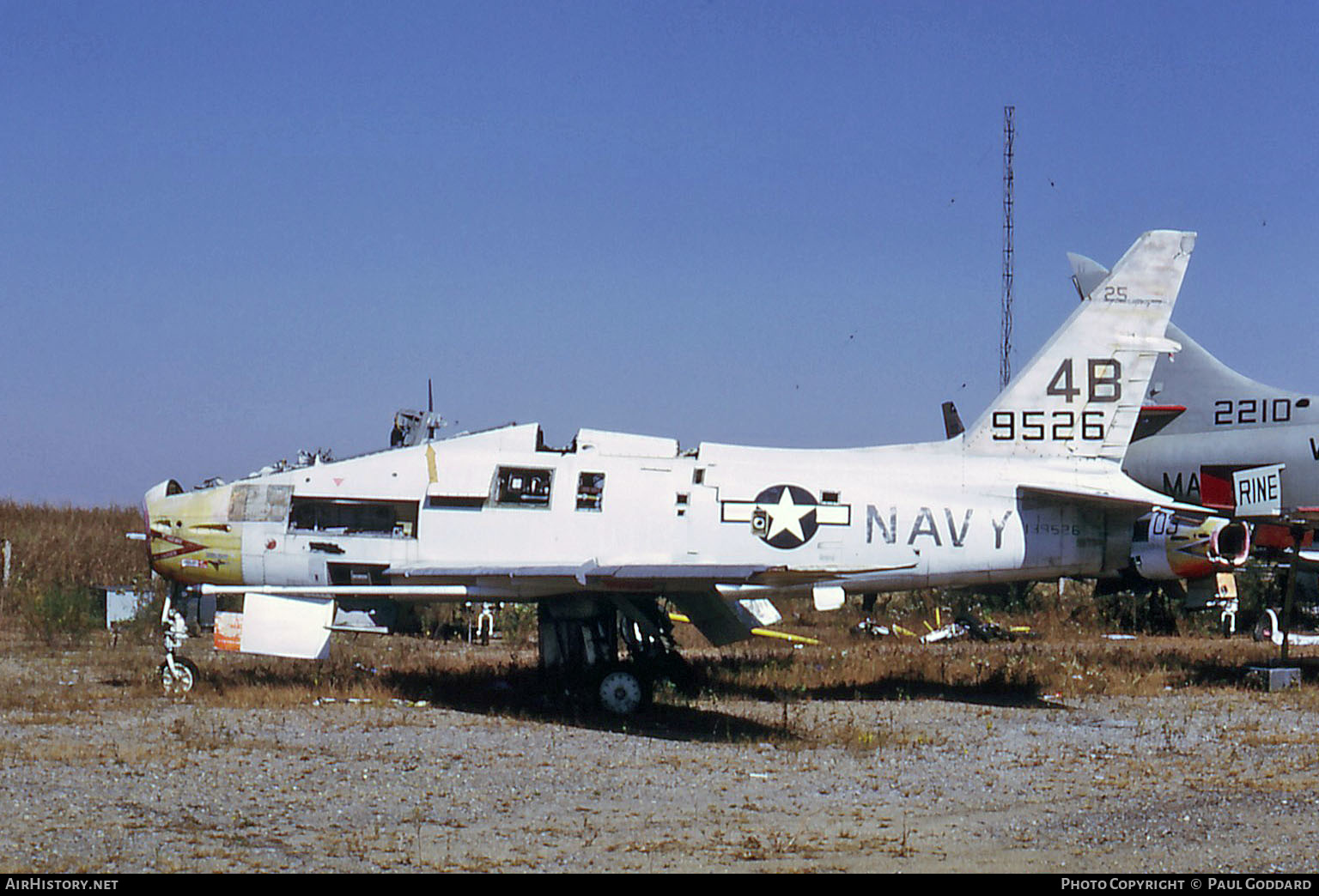 Aircraft Photo of 139526 / 9526 | North American F-1E Fury | USA - Navy | AirHistory.net #587071