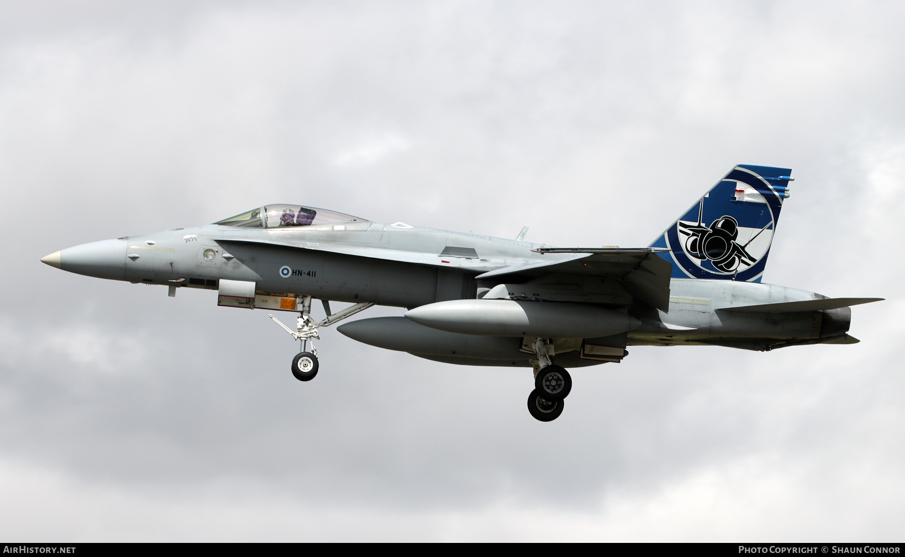 Aircraft Photo of HN-411 | McDonnell Douglas F/A-18C Hornet | Finland - Air Force | AirHistory.net #587082