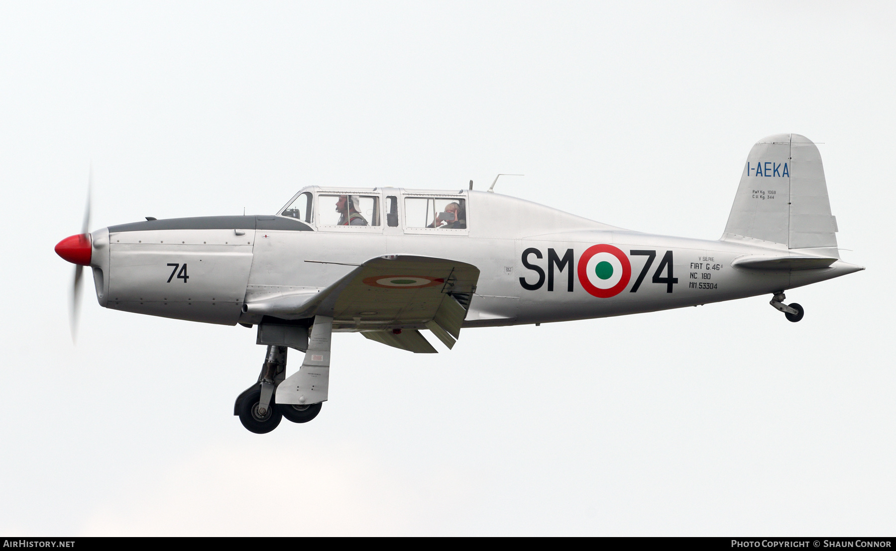 Aircraft Photo of I-AEKA / MM53304 | Fiat G-46-4B | Italy - Air Force | AirHistory.net #587083