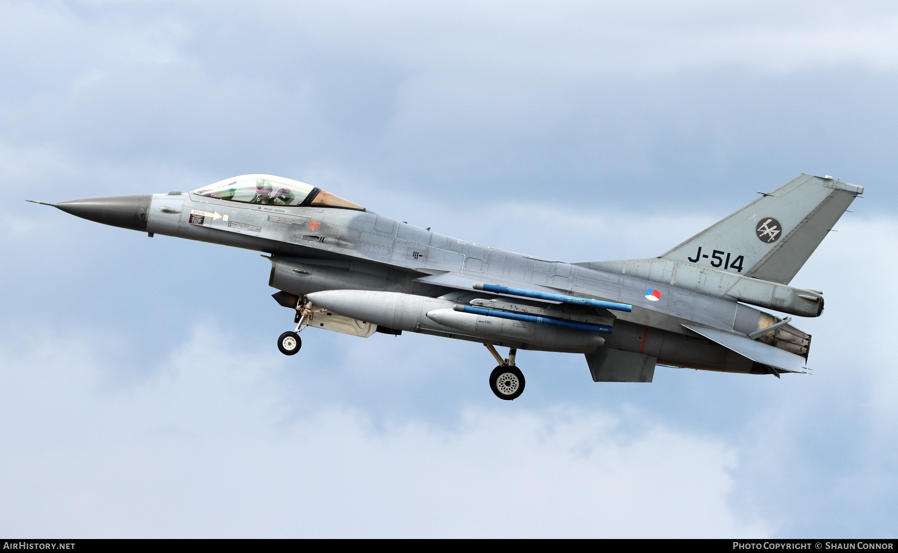 Aircraft Photo of J-514 | General Dynamics F-16AM Fighting Falcon | Netherlands - Air Force | AirHistory.net #587092