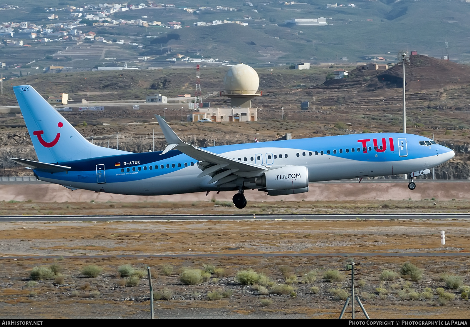 Aircraft Photo of D-ATUK | Boeing 737-8K5 | TUI | AirHistory.net #587107