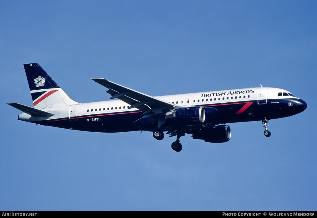 Aircraft Photo of G-BUSD | Airbus A320-111 | British Airways | AirHistory.net #587119