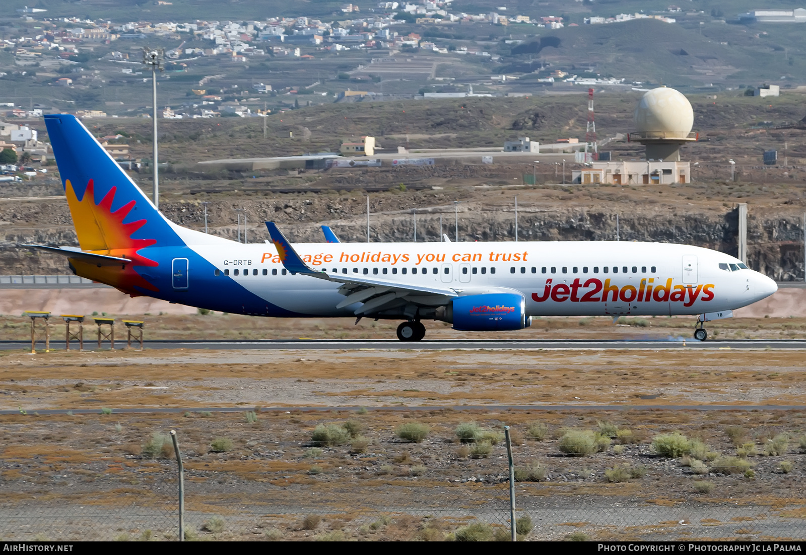 Aircraft Photo of G-DRTB | Boeing 737-86N | Jet2 Holidays | AirHistory.net #587137