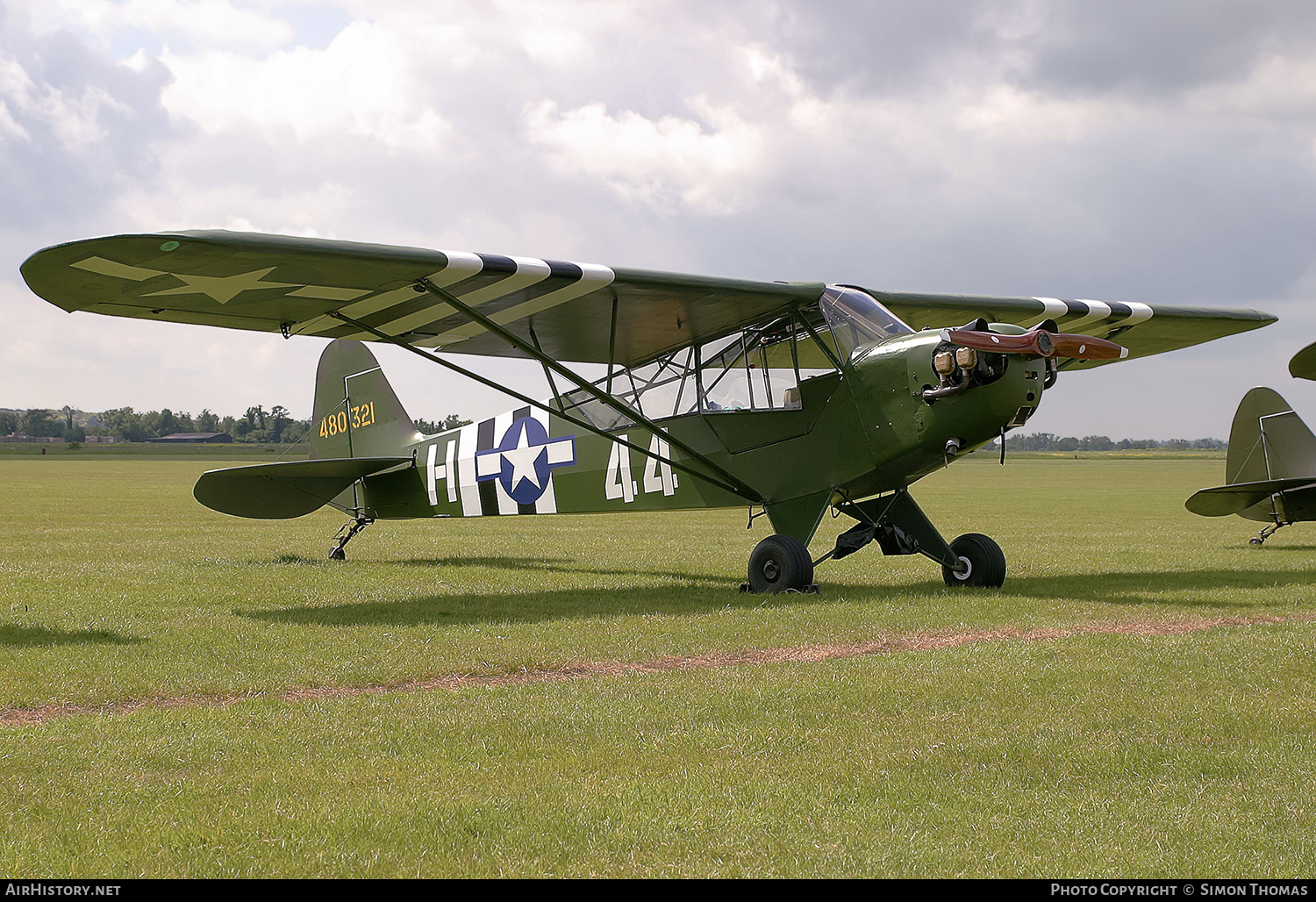 Aircraft Photo of G-FRAN | Piper J-3C-65 Cub | USA - Air Force | AirHistory.net #587146