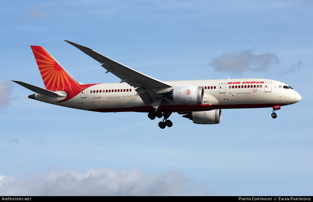 Aircraft Photo of VT-ANM | Boeing 787-8 Dreamliner | Air India | AirHistory.net #587177