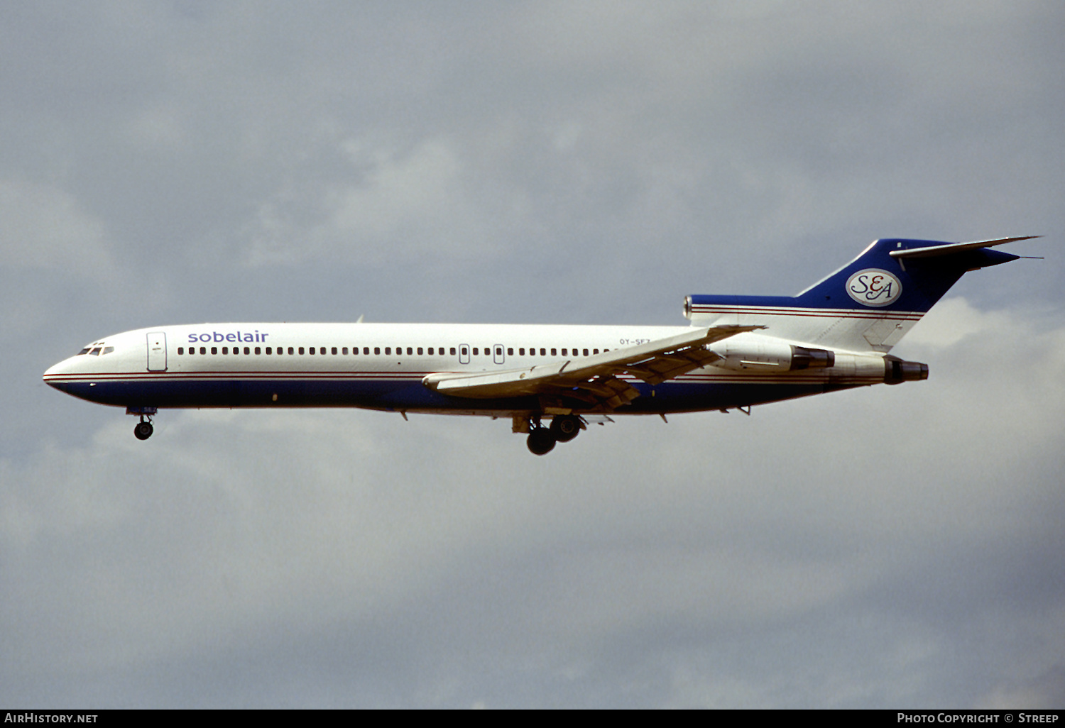 Aircraft Photo of OY-SEZ | Boeing 727-2M7/Adv | Sobelair | AirHistory.net #587180
