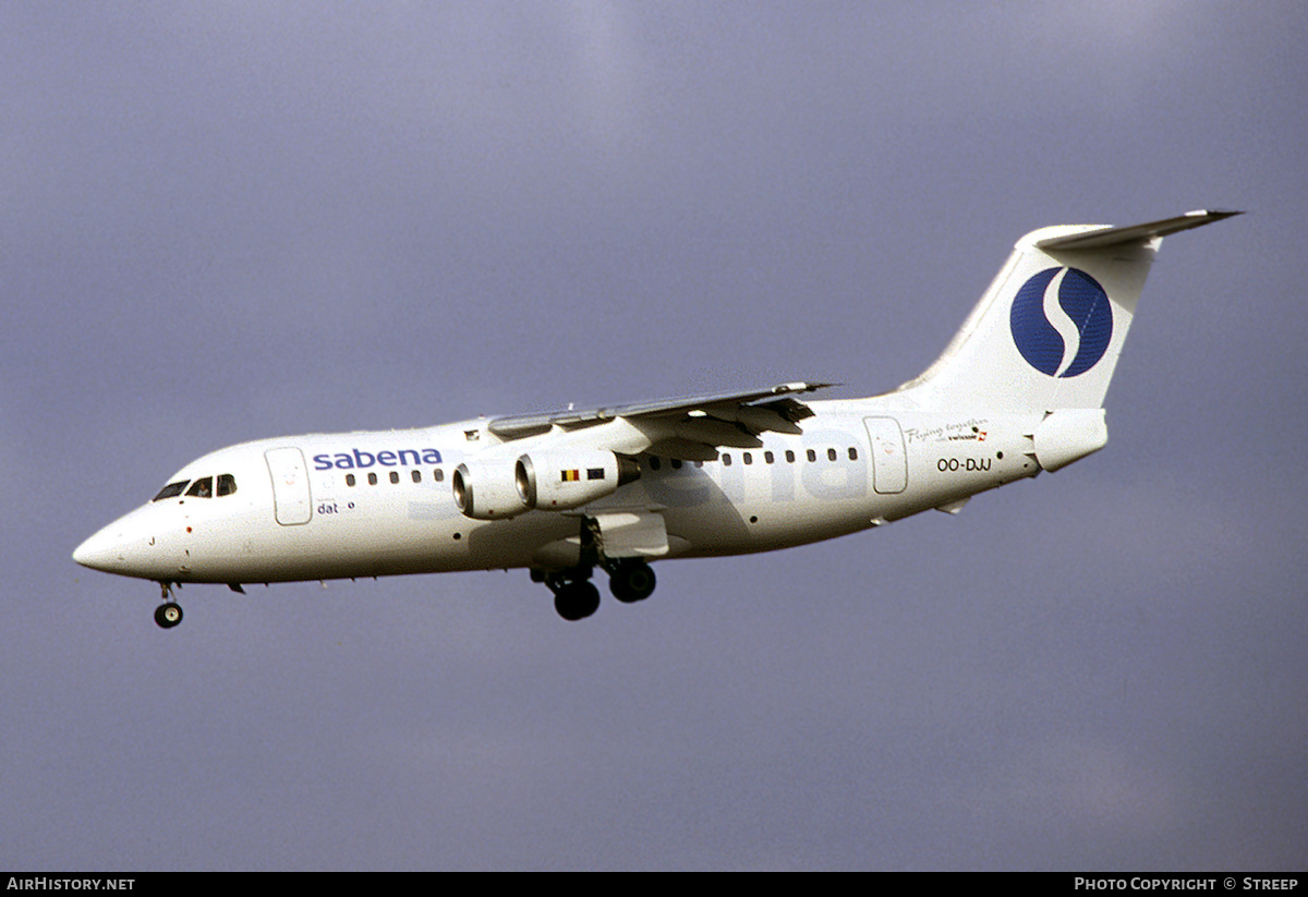 Aircraft Photo of OO-DJJ | British Aerospace BAe-146-200 | Sabena | AirHistory.net #587186