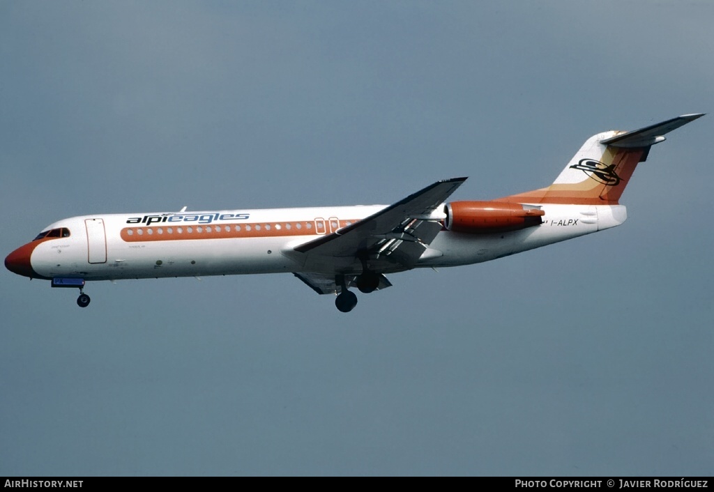 Aircraft Photo of I-ALPX | Fokker 100 (F28-0100) | Alpi Eagles | AirHistory.net #587205