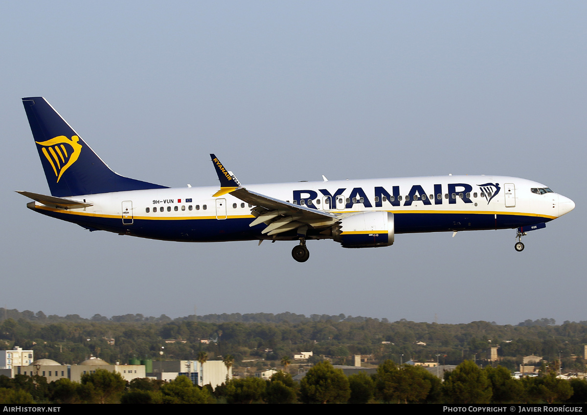 Aircraft Photo of 9H-VUN | Boeing 737-8200 Max 200 | AirHistory.net #587223