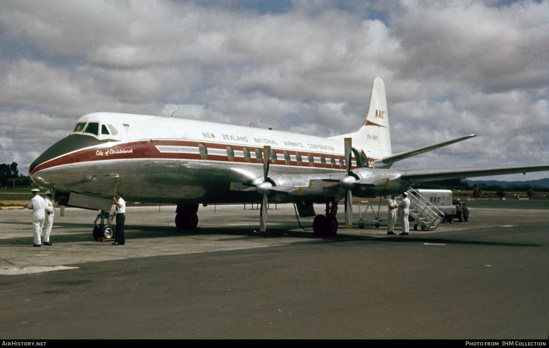 Aircraft Photo of ZK-BRF | Vickers 807 Viscount | New Zealand National Airways Corporation - NAC | AirHistory.net #587224