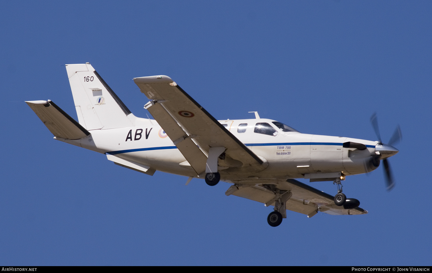 Aircraft Photo of 160 | Socata TBM-700 | France - Army | AirHistory.net #587298