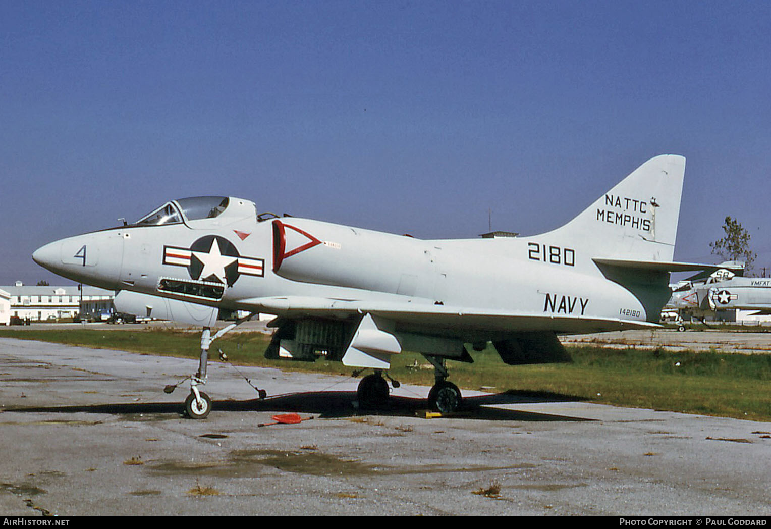 Aircraft Photo of 142180 / 2180 | Douglas A-4A Skyhawk (A4D-1) | USA - Navy | AirHistory.net #587311