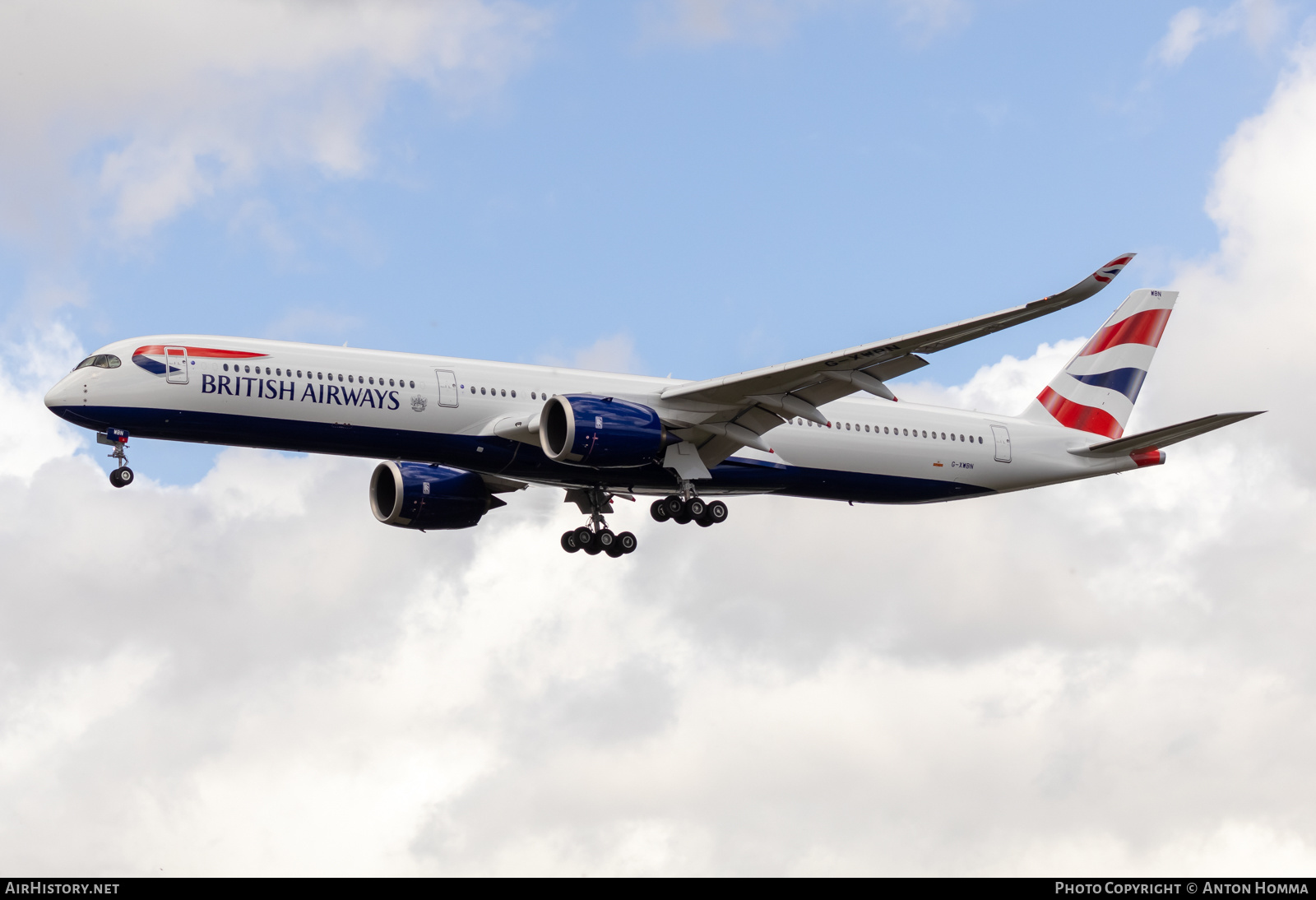 Aircraft Photo of G-XWBN | Airbus A350-1041 | British Airways | AirHistory.net #587317