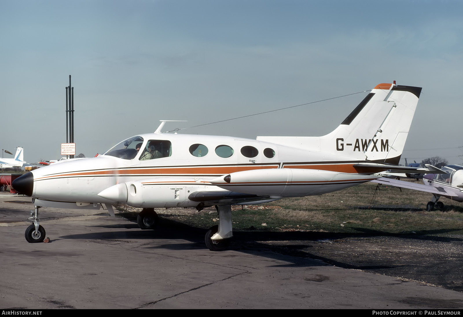 Aircraft Photo of G-AWXM | Cessna 401 | AirHistory.net #587328