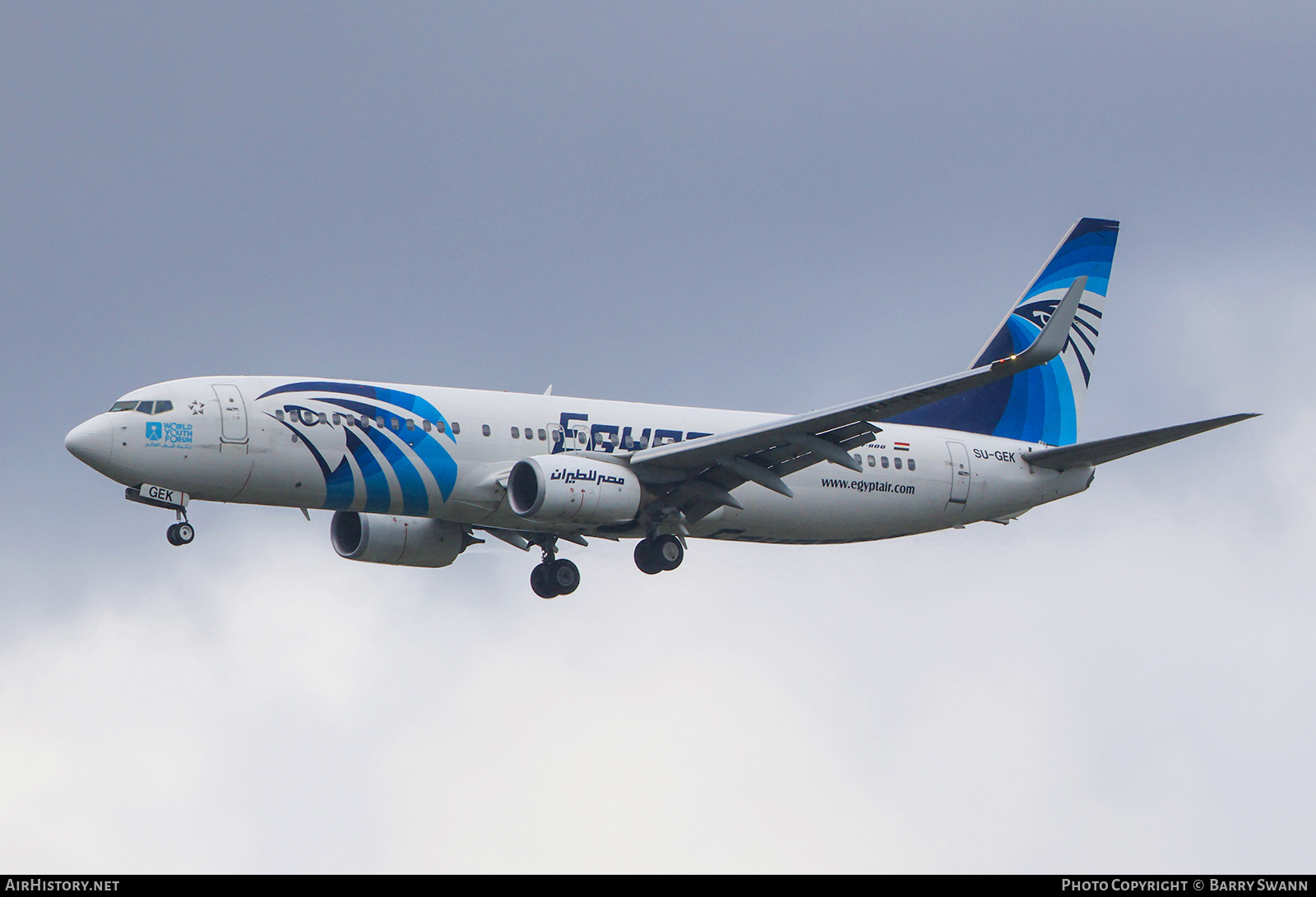 Aircraft Photo of SU-GEK | Boeing 737-800 | EgyptAir | AirHistory.net #587334