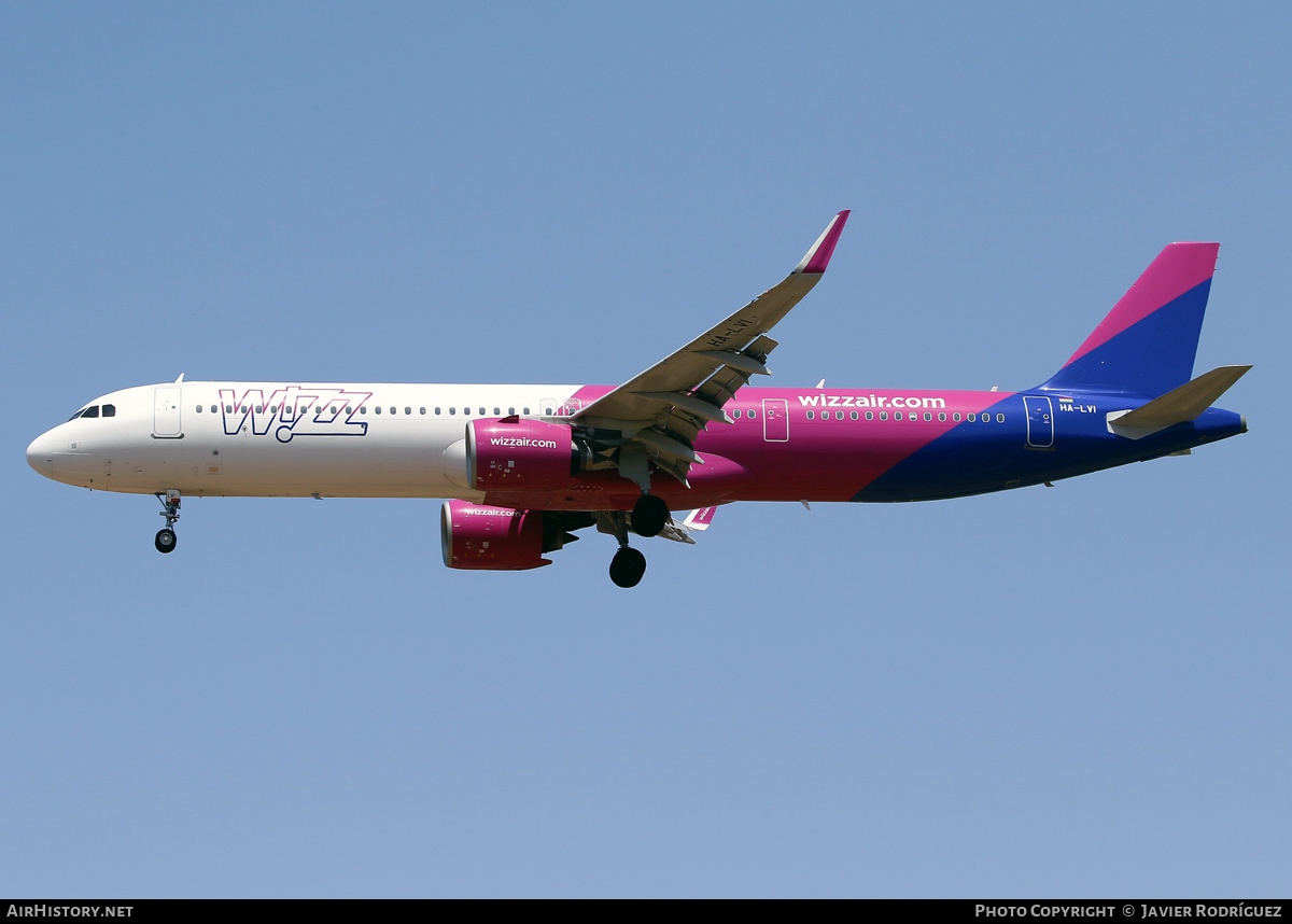 Aircraft Photo of HA-LVI | Airbus A321-271NX | Wizz Air | AirHistory.net #587342
