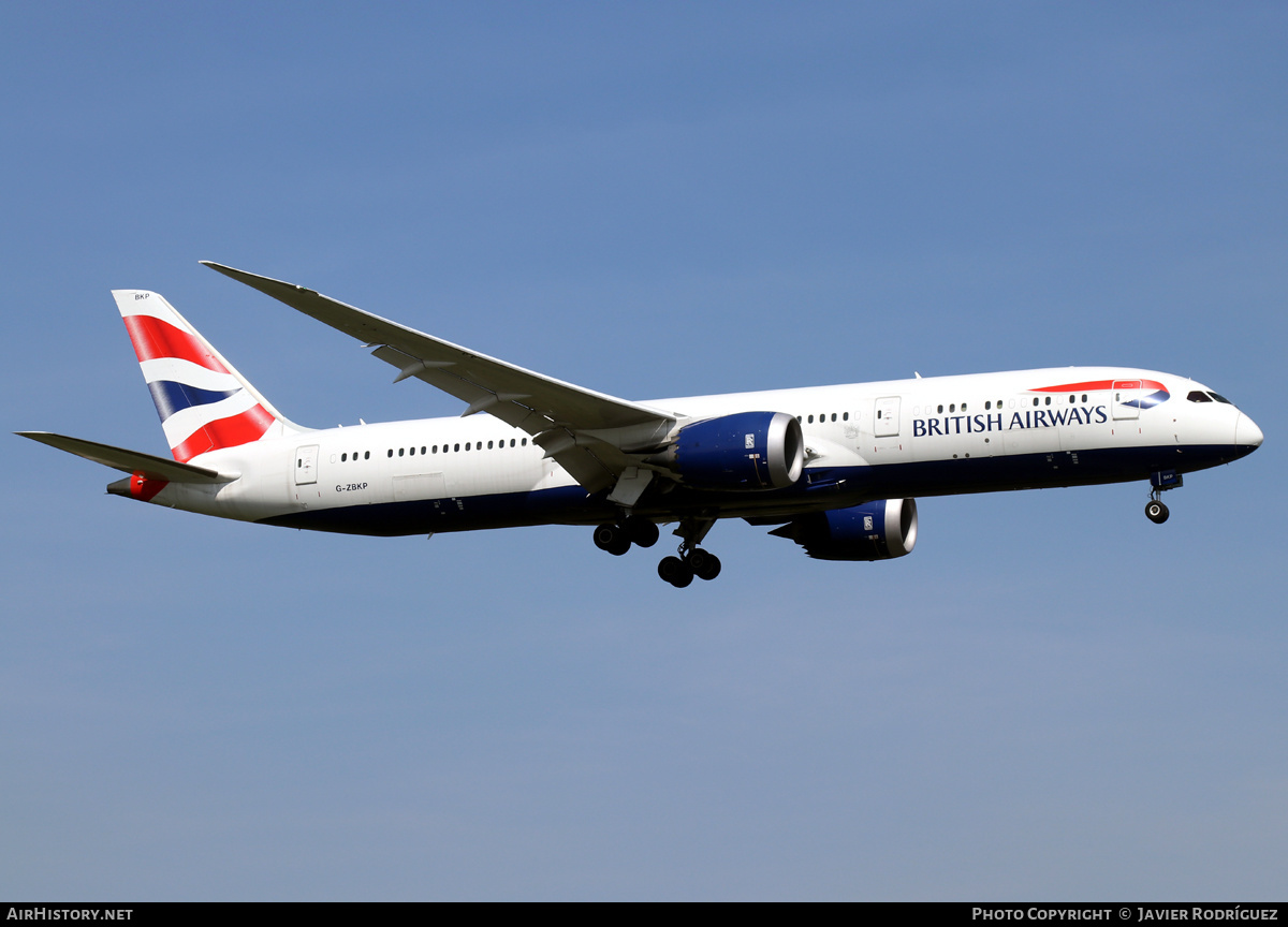 Aircraft Photo of G-ZBKP | Boeing 787-9 Dreamliner | British Airways | AirHistory.net #587352
