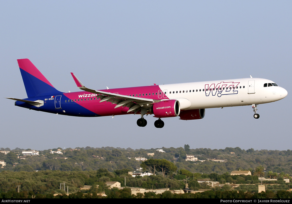 Aircraft Photo of 9H-WBU | Airbus A321-271NX | Wizz Air | AirHistory.net #587358