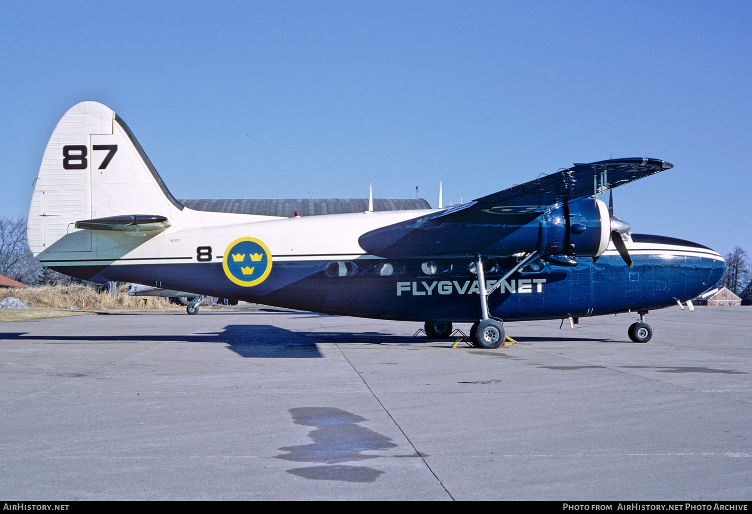 Aircraft Photo of 83017 | Hunting Percival Tp83 Pembroke C52 | Sweden - Air Force | AirHistory.net #587372