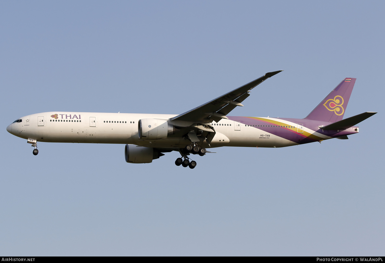 Aircraft Photo of HS-TKN | Boeing 777-3AL/ER | Thai Airways International | AirHistory.net #587377