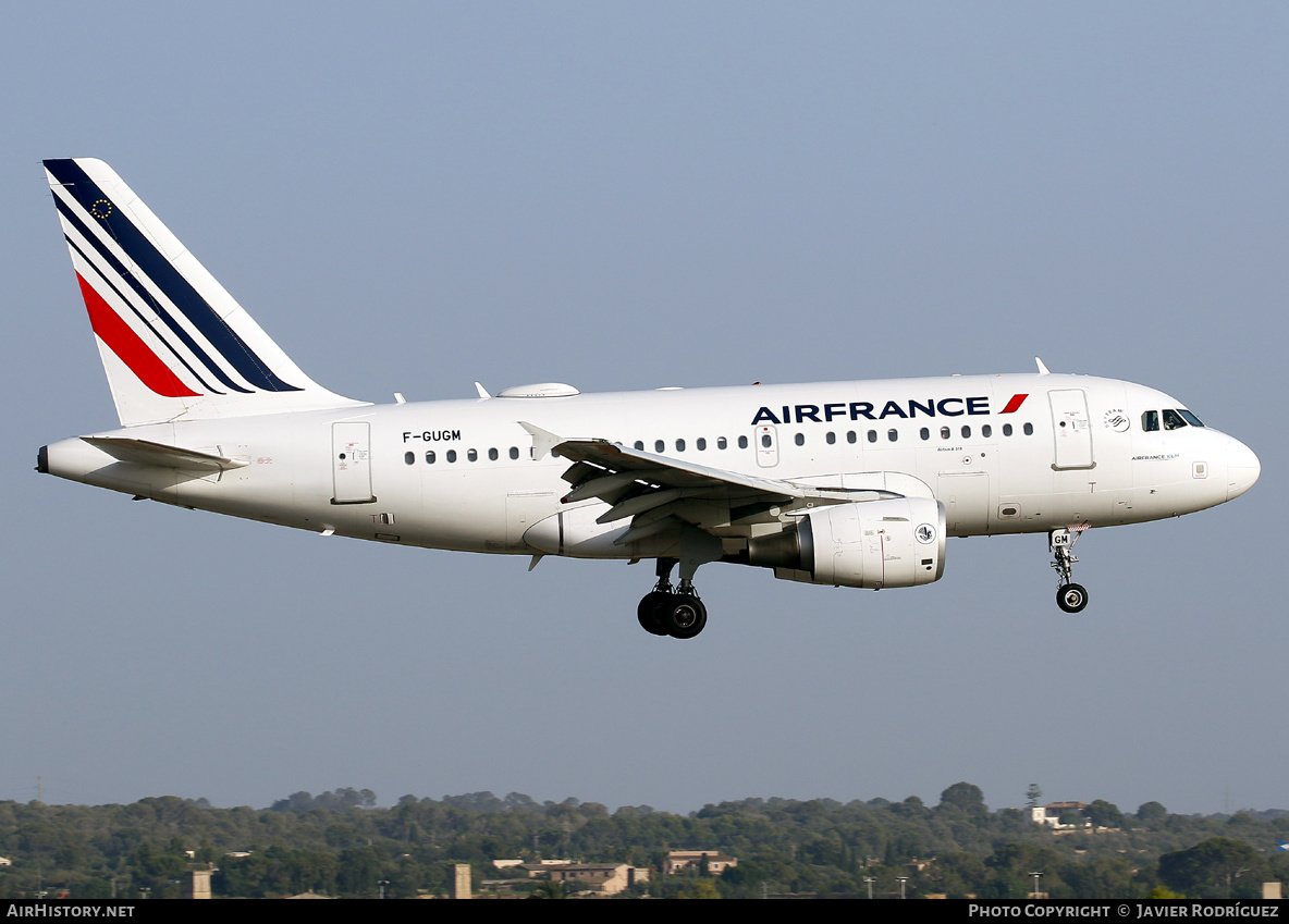 Aircraft Photo of F-GUGM | Airbus A318-111 | Air France | AirHistory.net #587387