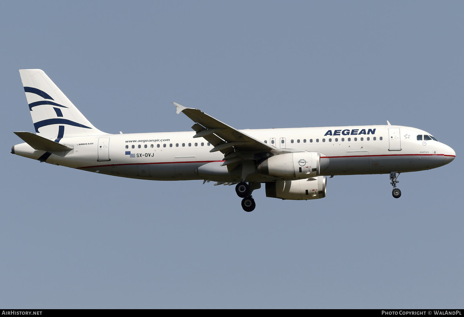 Aircraft Photo of SX-DVJ | Airbus A320-232 | Aegean Airlines | AirHistory.net #587398