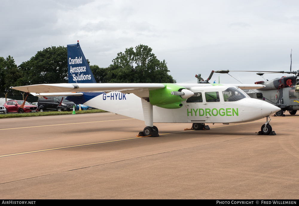 Aircraft Photo of G-HYUK | Britten-Norman BN-2B-20 Islander | Hydrogen UK | AirHistory.net #587422