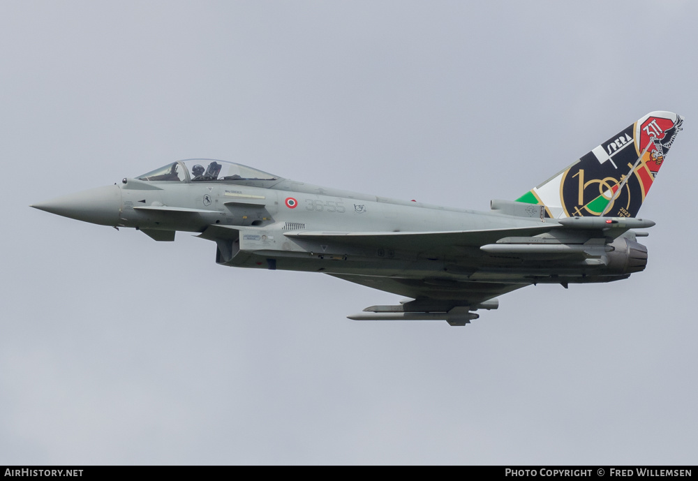 Aircraft Photo of CSX7352 | Eurofighter EF-2000 Typhoon | Italy - Air Force | AirHistory.net #587423