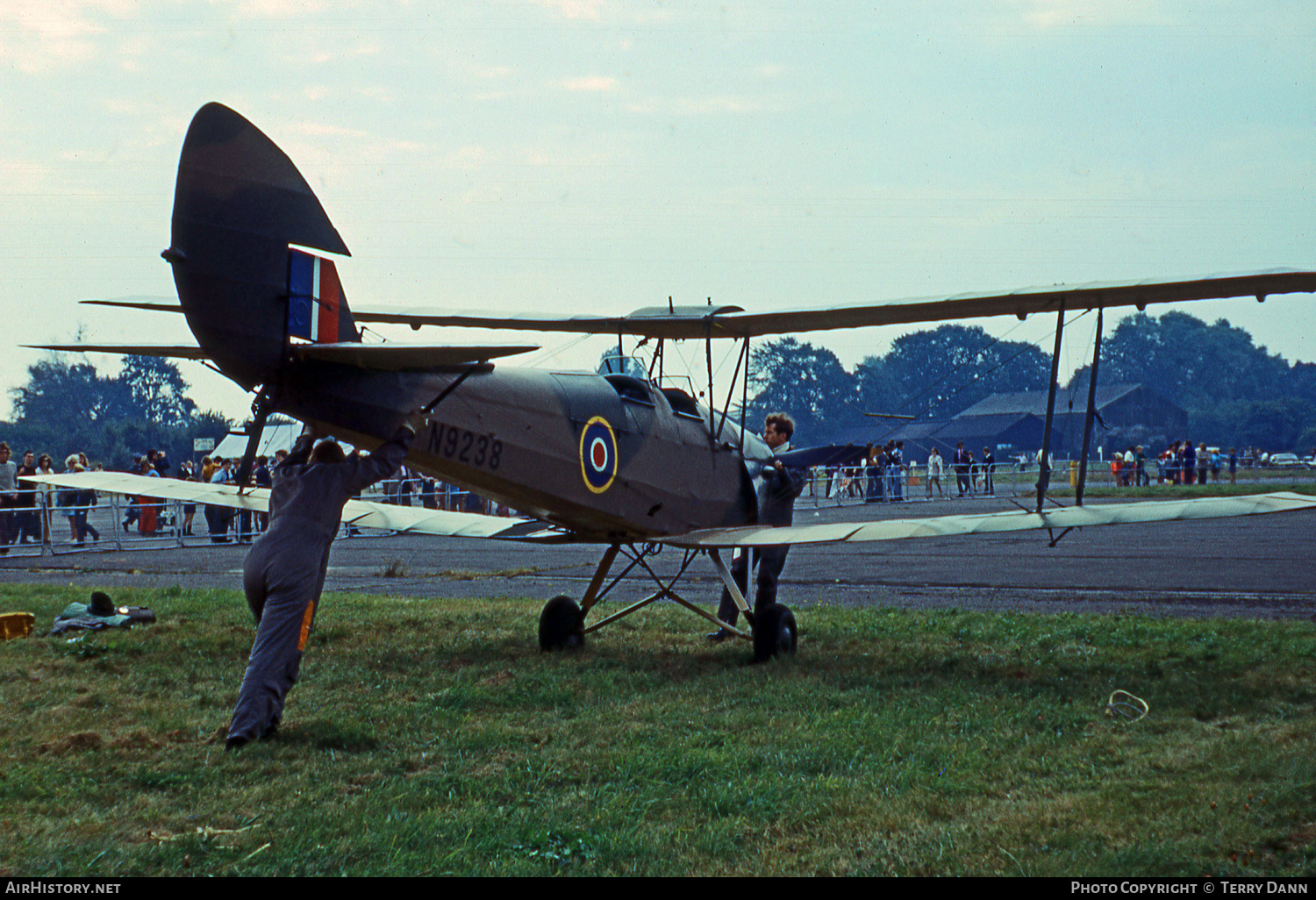 Aircraft Photo of G-ANEL / N9238 | De Havilland D.H. 82A Tiger Moth II | UK - Air Force | AirHistory.net #587429