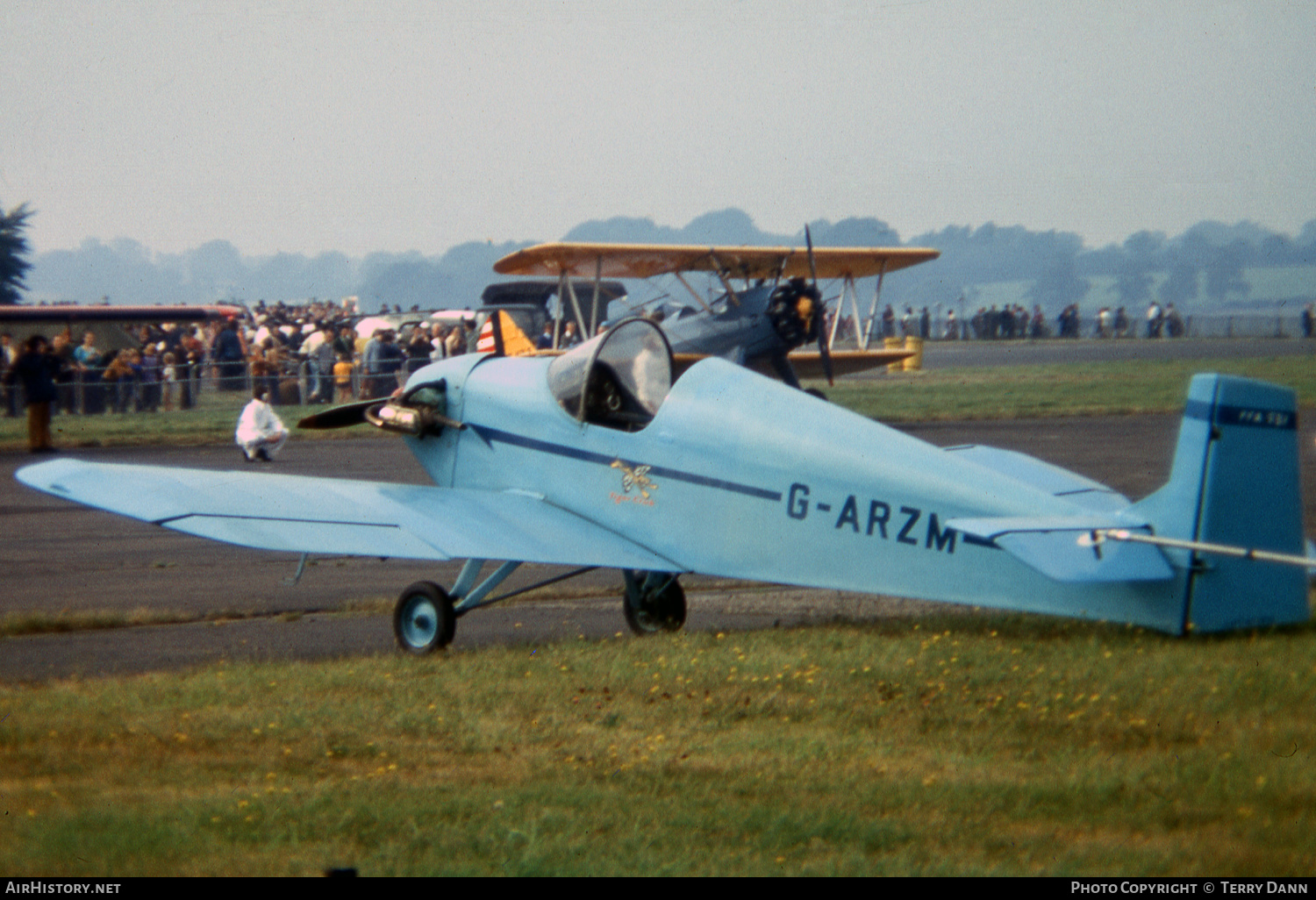 Aircraft Photo of G-ARZM | Druine D-31 Turbulent | The Tiger Club | AirHistory.net #587450