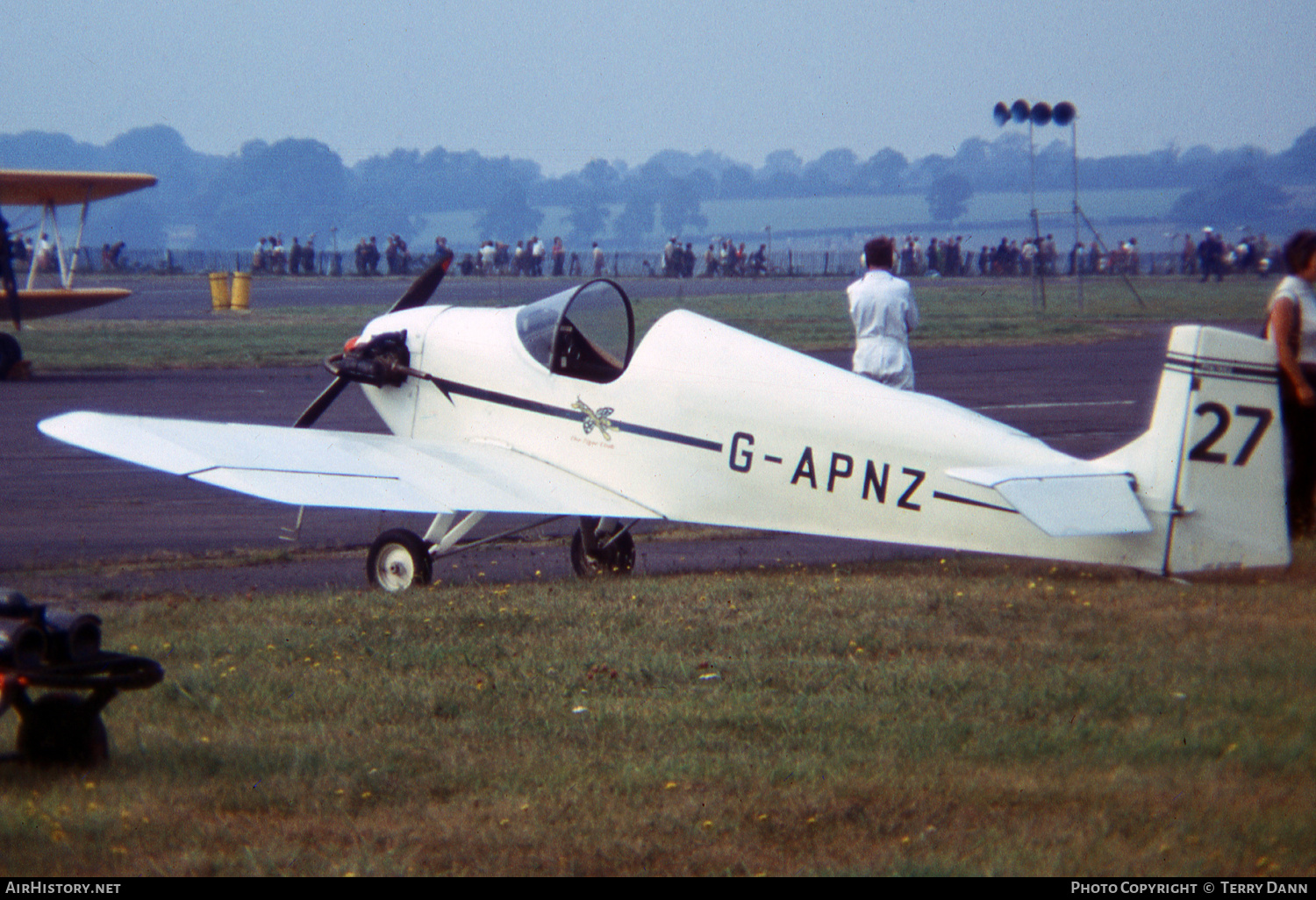 Aircraft Photo of G-APNZ | Druine D-31 Turbulent | The Tiger Club | AirHistory.net #587451