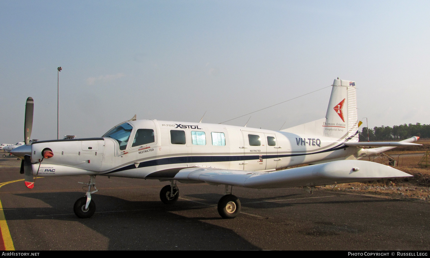 Aircraft Photo of VH-TEQ | Pacific Aerospace P-750XSTOL (750XL) | Thomson Aviation | AirHistory.net #587460