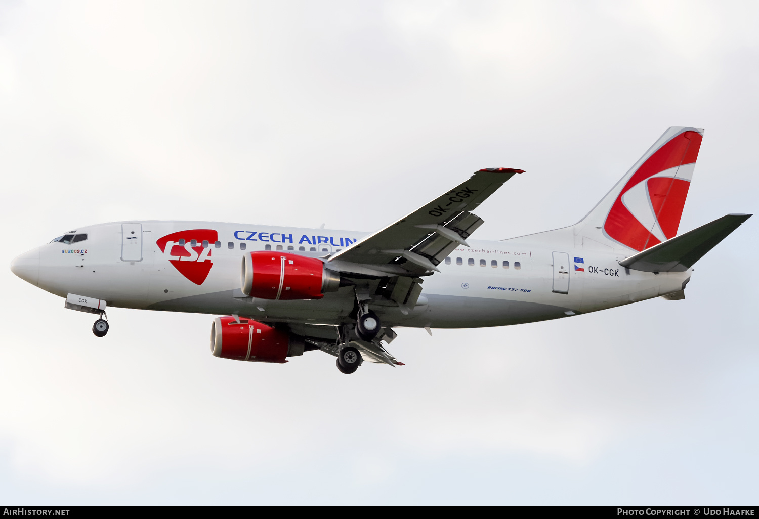 Aircraft Photo of OK-CGK | Boeing 737-55S | ČSA - Czech Airlines | AirHistory.net #587497