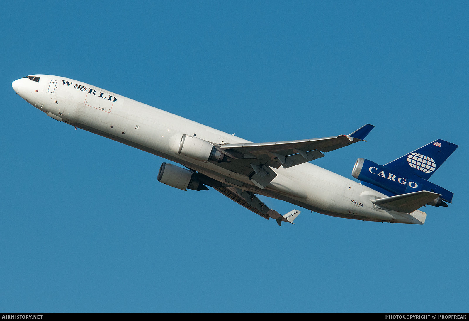 Aircraft Photo of N384WA | McDonnell Douglas MD-11F | World Airways Cargo | AirHistory.net #587499