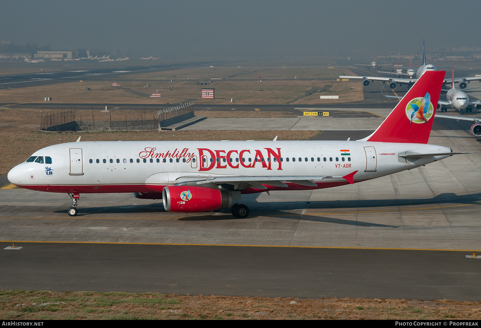 Aircraft Photo of VT-ADR | Airbus A320-232 | Simplifly Deccan | AirHistory.net #587511