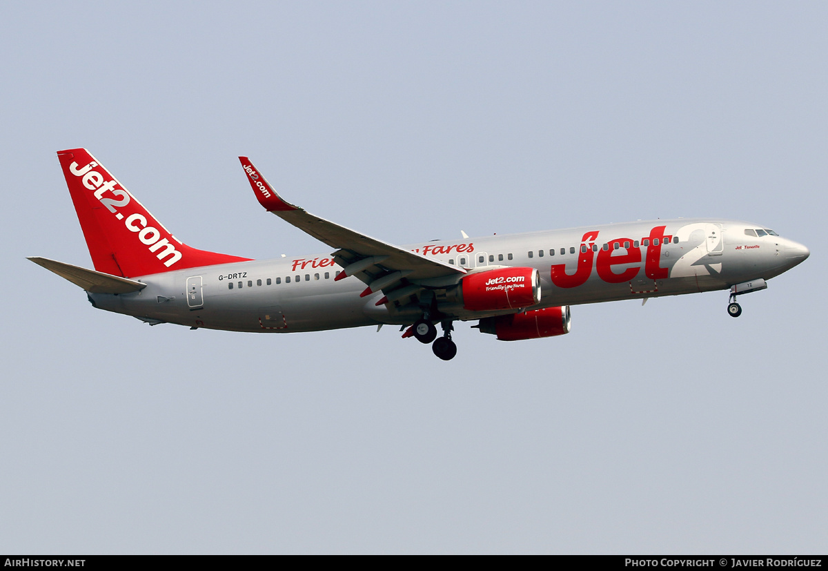 Aircraft Photo of G-DRTZ | Boeing 737-8AS | Jet2 | AirHistory.net #587524