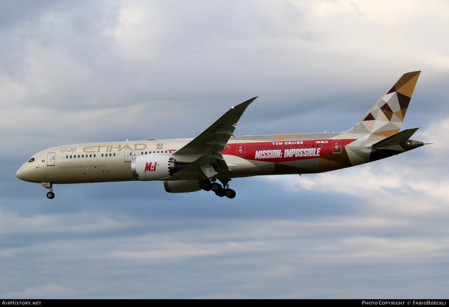 Aircraft Photo of A6-BLO | Boeing 787-9 Dreamliner | Etihad Airways | AirHistory.net #587542