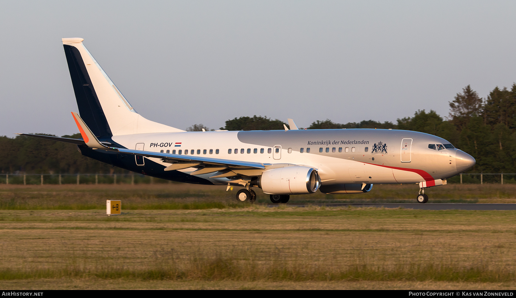 Aircraft Photo of PH-GOV | Boeing 737-700 BBJ | Netherlands Government | AirHistory.net #587572