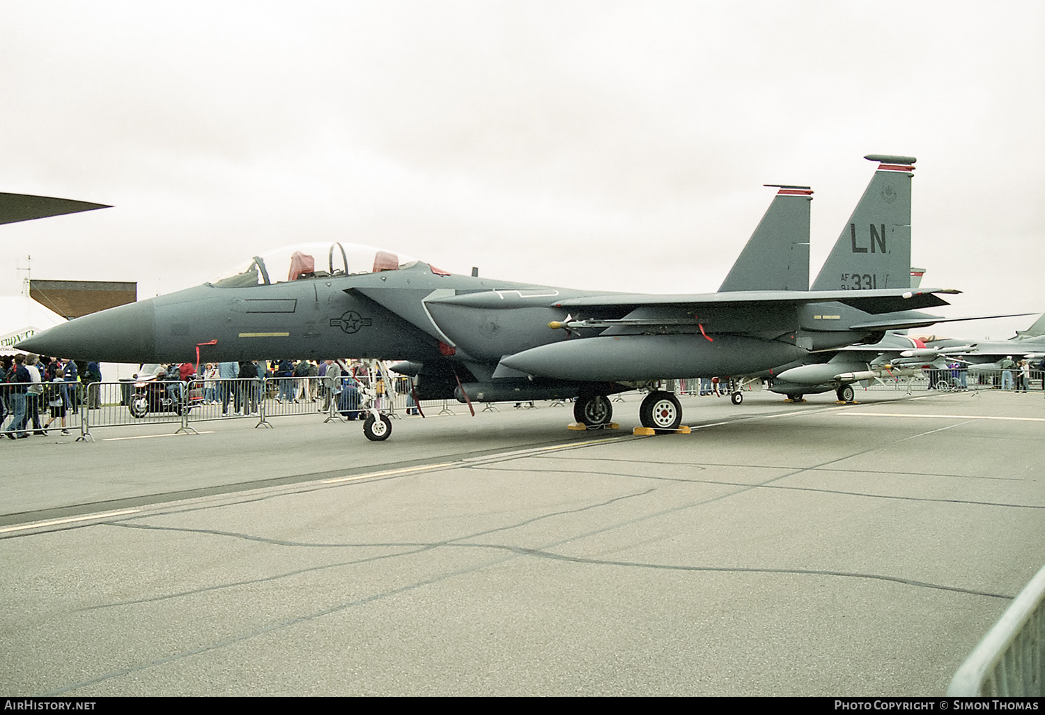 Aircraft Photo of 91-0331 / AF91-0331 | McDonnell Douglas F-15E Strike Eagle | USA - Air Force | AirHistory.net #587584