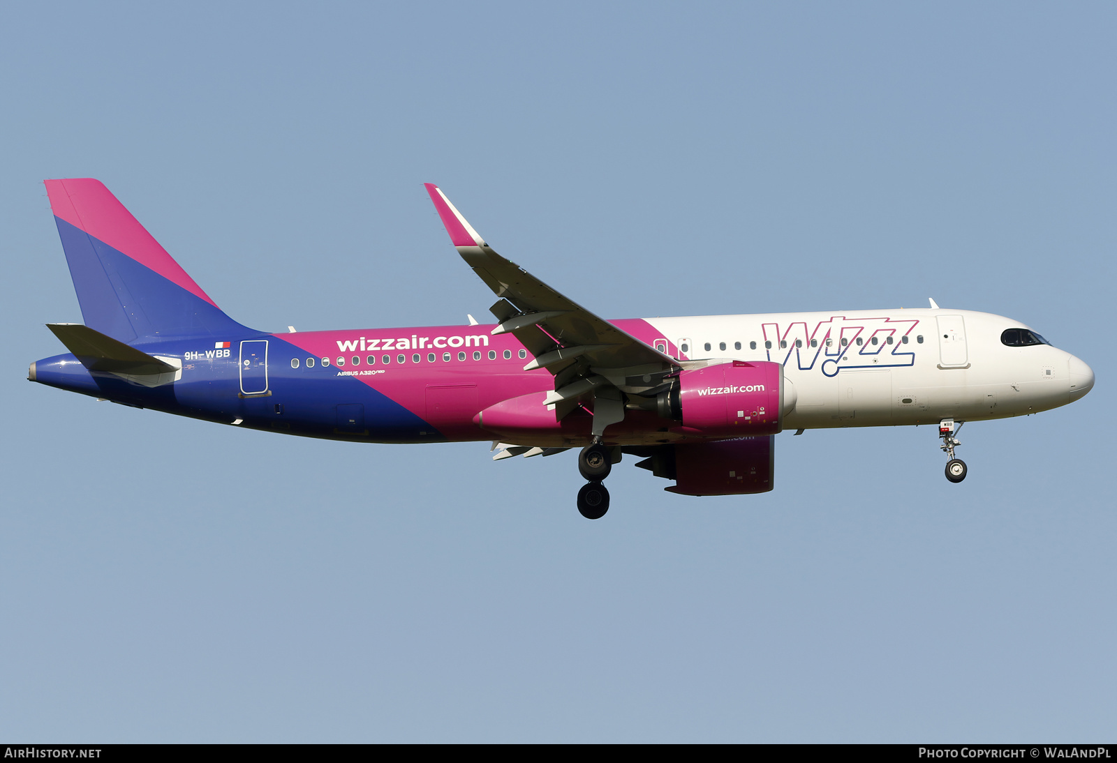 Aircraft Photo of 9H-WBB | Airbus A320-271N | Wizz Air | AirHistory.net #587586