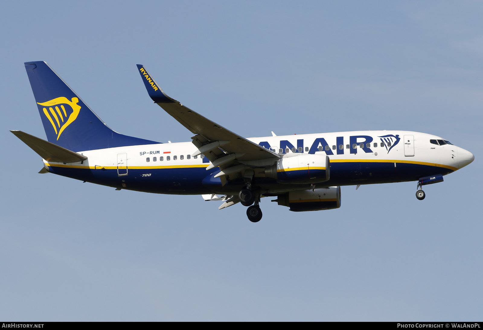 Aircraft Photo of SP-RUM | Boeing 737-73S | Ryanair | AirHistory.net #587598