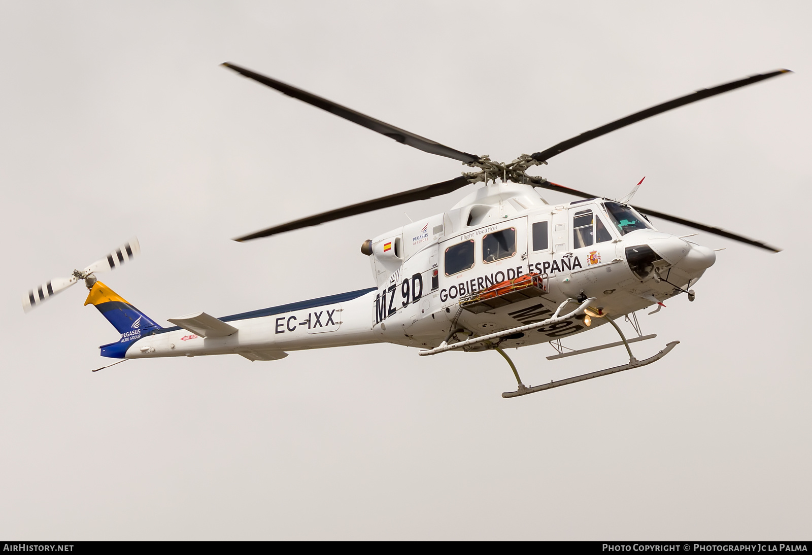 Aircraft Photo of EC-IXX | Bell 412 | Pegasus Aviación | AirHistory.net #587610