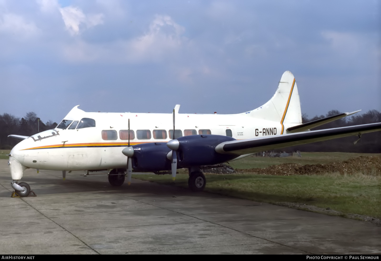 Aircraft Photo of G-ANNO | De Havilland D.H. 114 Heron 1B/C | Fairflight Charters | AirHistory.net #587617