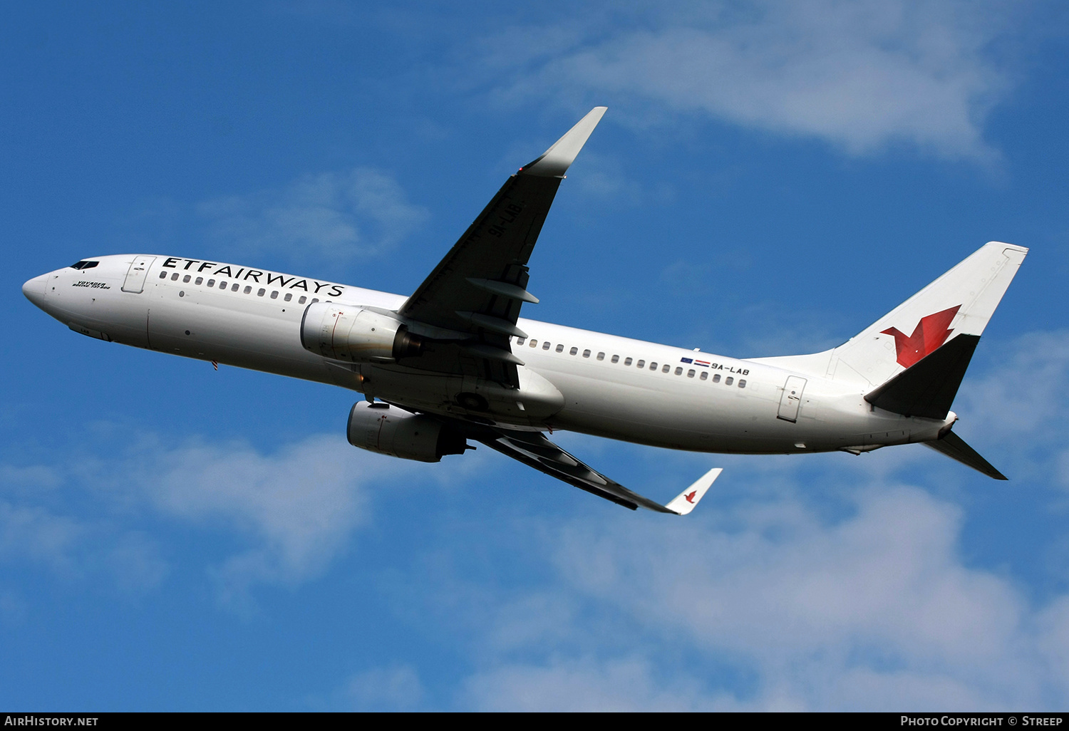 Aircraft Photo of 9A-LAB | Boeing 737-8K5 | ETF Airways | AirHistory.net #587636